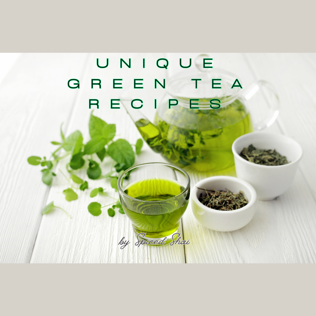 A photo of brewed green tea in kettle and cup